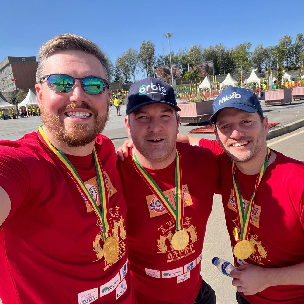 Falko The Great Ethiopian Run in Support of Orbis Island